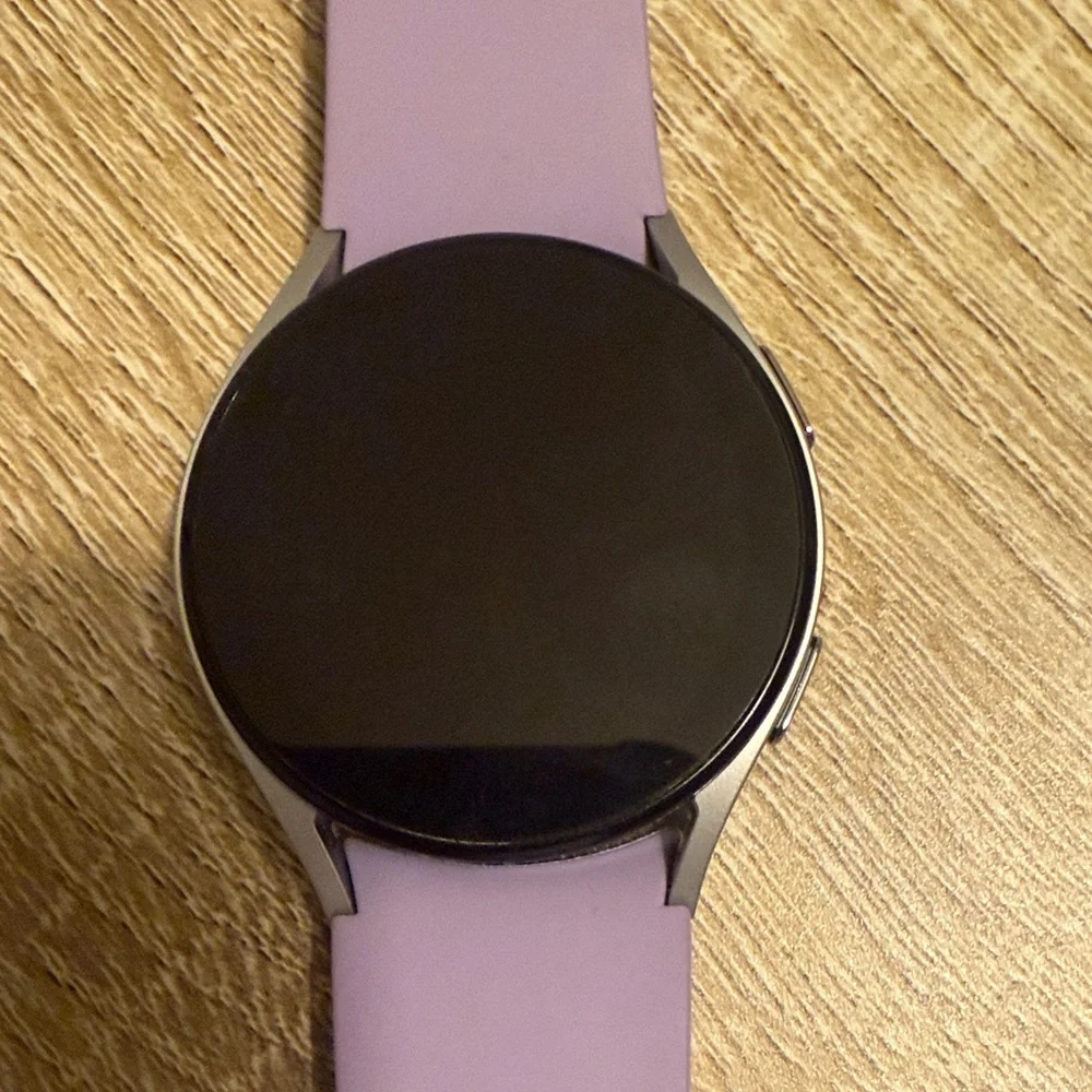 Smart Wearable Watch with Lavender Band